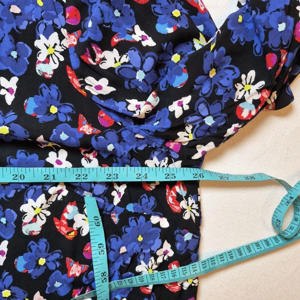 Talbots Women's Floral Blouse Size 3X 3/4 Sleeve Multicolor Pullover - Picture 4 of 7